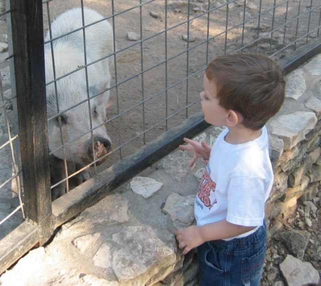 Bryan at zoo